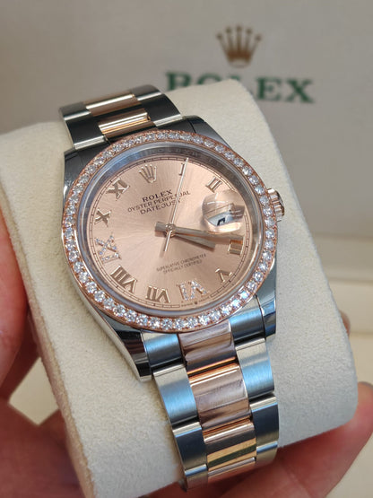 Rolex Datejust 36 126281RBR VIIX Pink Roman Dial Oyster 126281RBR-0016 2026
