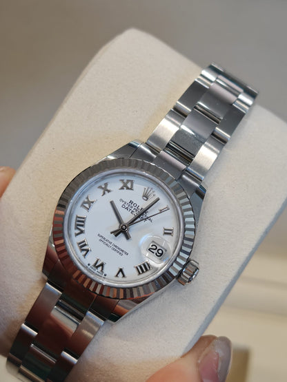 Rolex Lady-Datejust 279174 Weiße römische Auster 2025