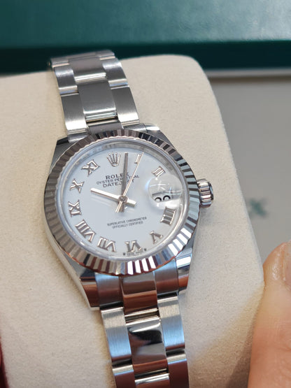 Rolex Lady-Datejust 279174 Weiße römische Auster 2025