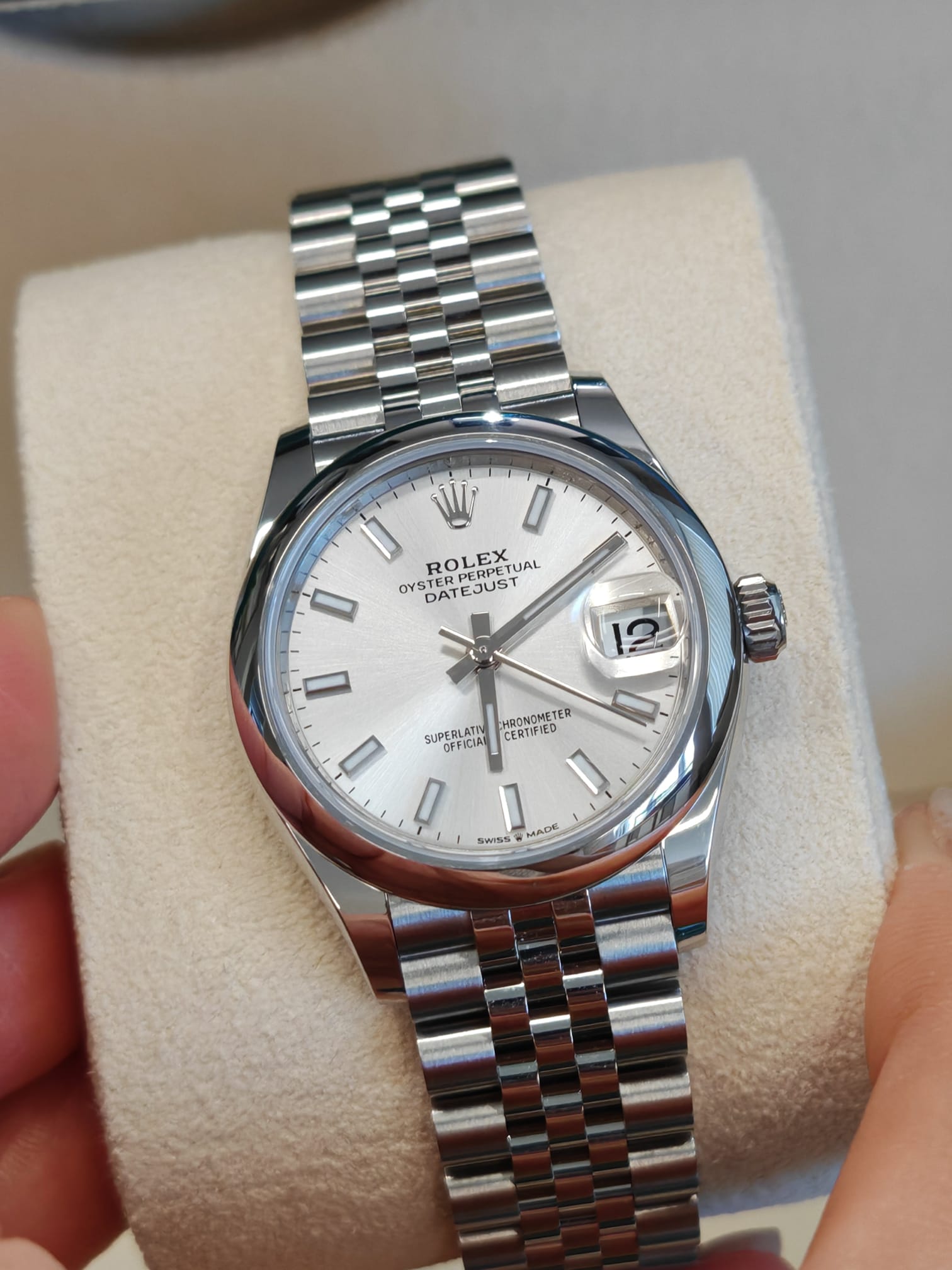 ROLEX Datejust 31  278240 31MM SILVER INDEX JUB