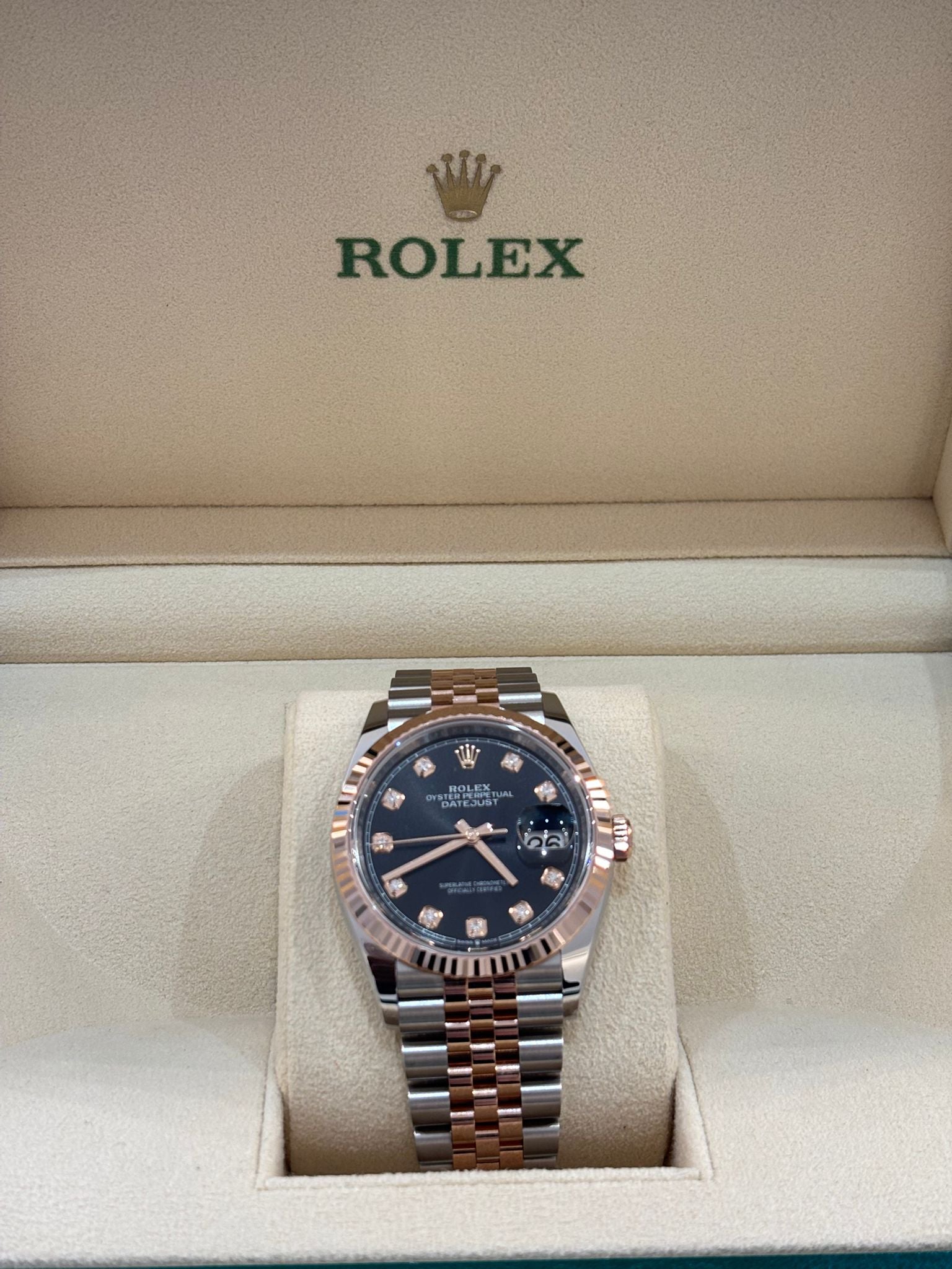 Rolex Datejust 36 126231G Schwarzes Jubiläum 2025