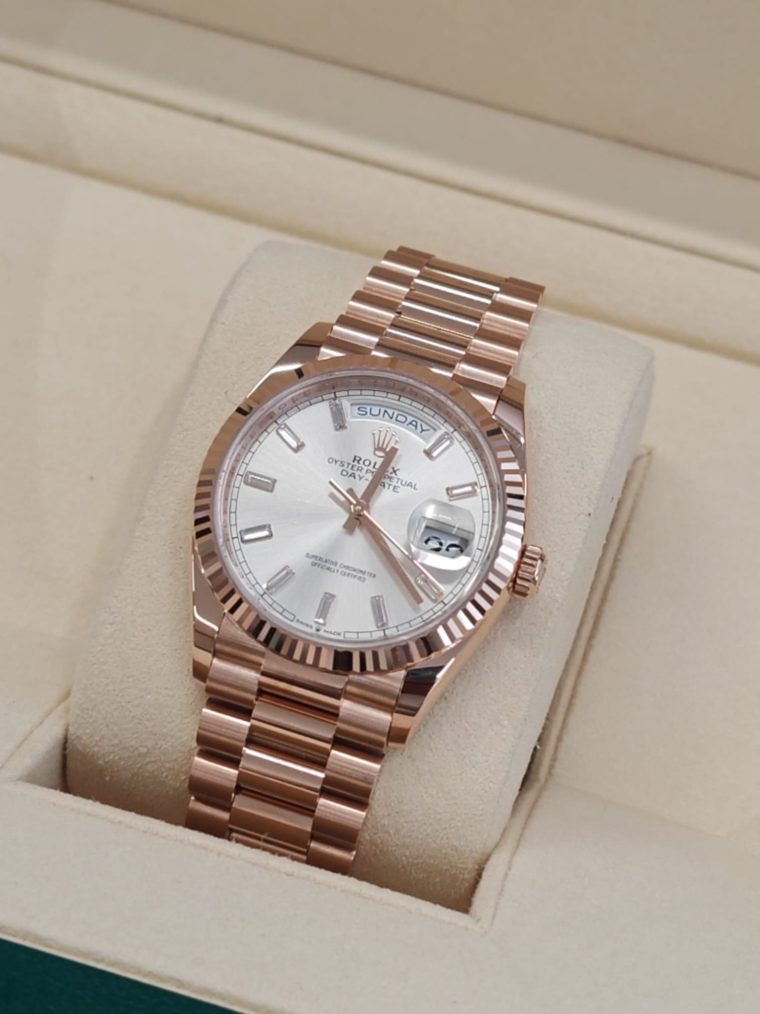 Rolex Day-Date 36 128235A SILVER