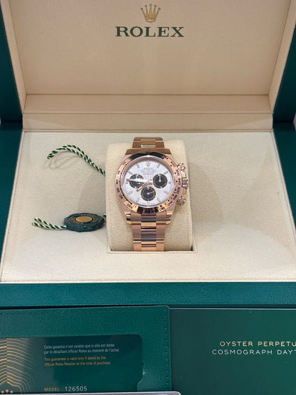 Rolex Cosmograph Daytona 126505 Sundust und leuchtendes Schwarz