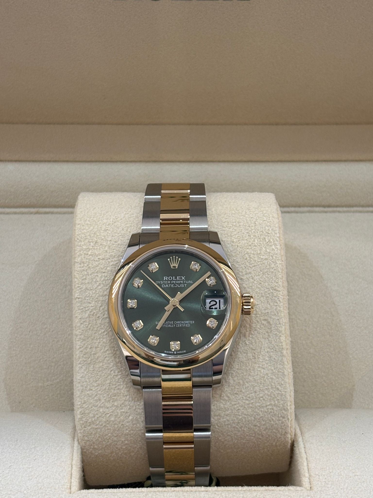 Rolex Datejust 31 278243G Grüne Auster 2025