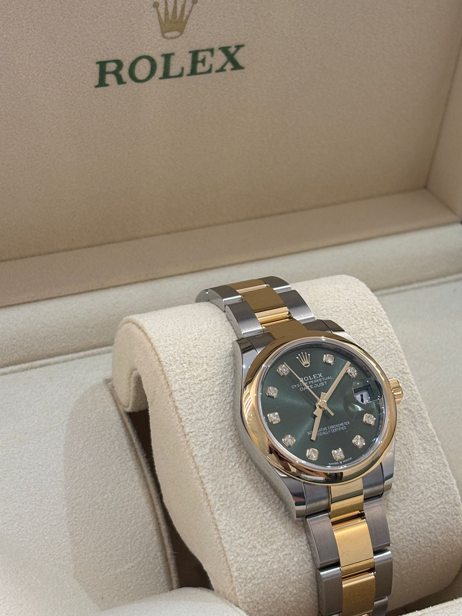 Rolex Datejust 31 278243G Grüne Auster 2025