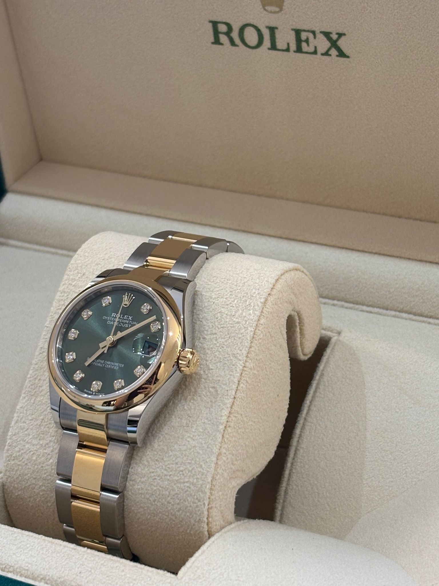 Rolex Datejust 31 278243G Grüne Auster 2025
