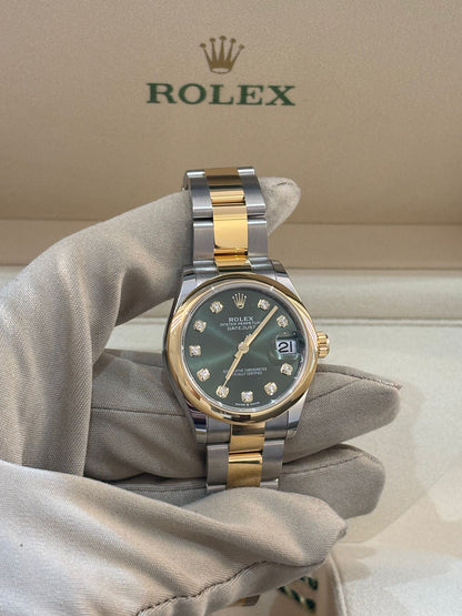 Rolex Datejust 31 278243G Grüne Auster 2025
