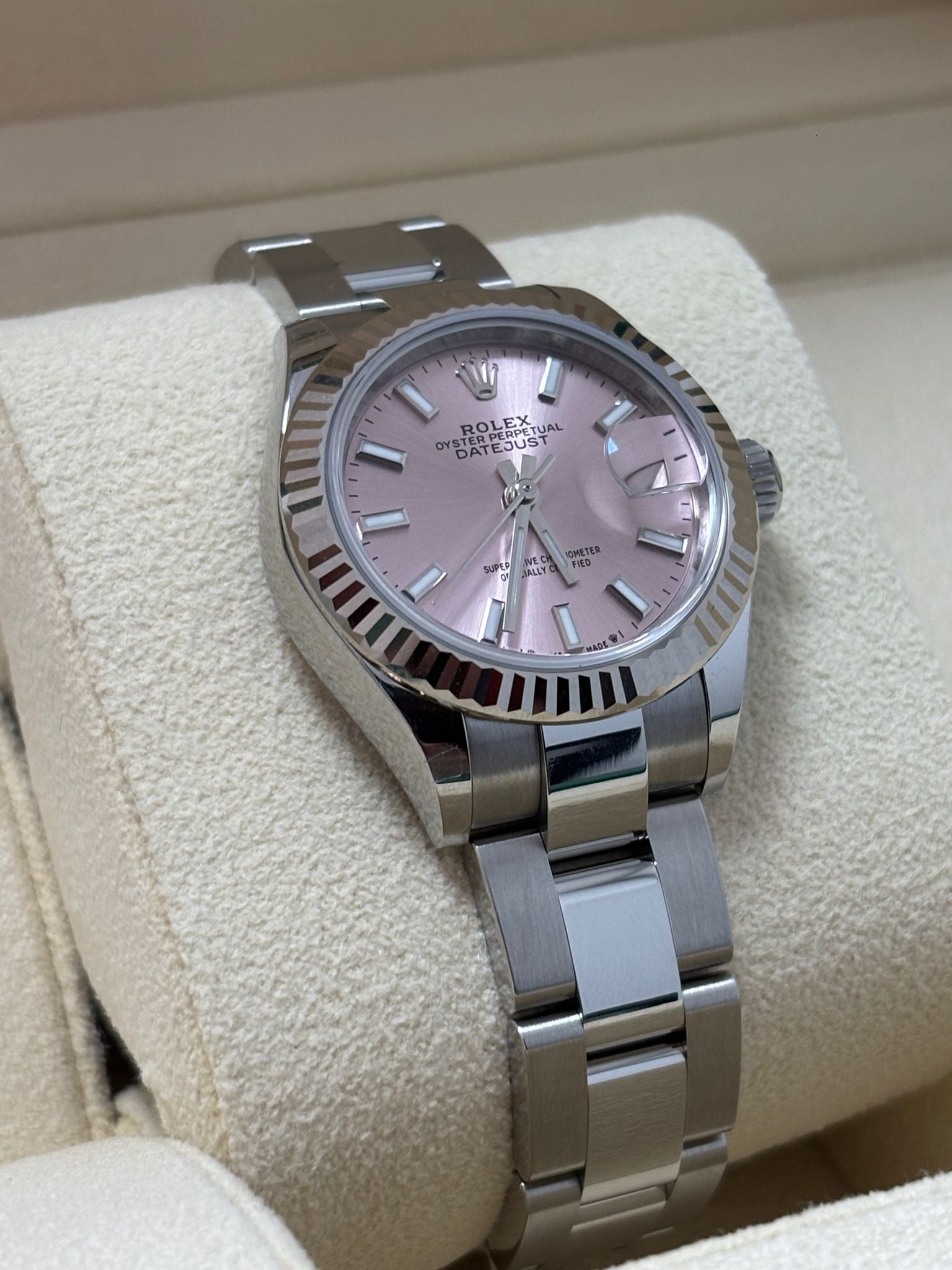 Rolex Lady-Datejust 279174 Pink Index Oyster 2024