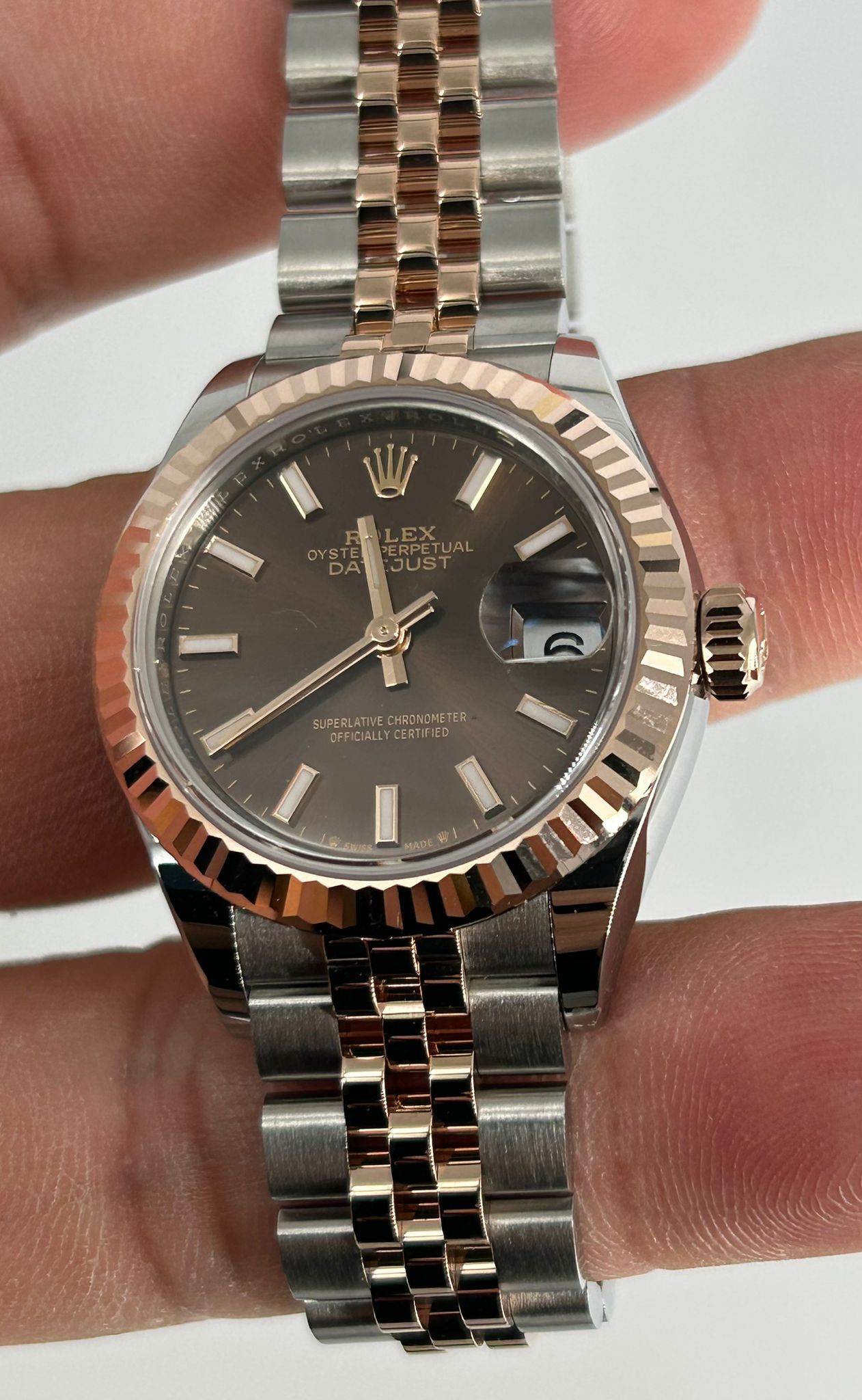 Rolex Lady-Datejust 279171 Choc Index Jubilee 2025