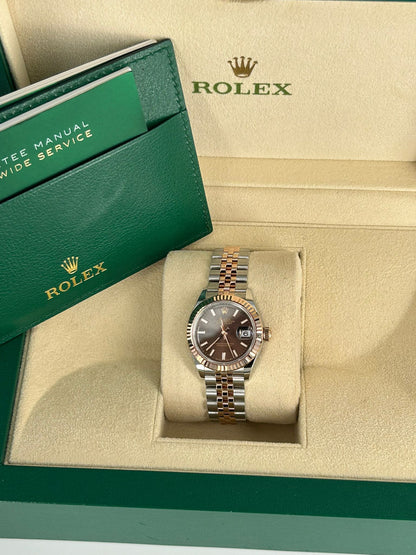 Rolex Lady-Datejust 279171 Choc Index Jubilee 2025