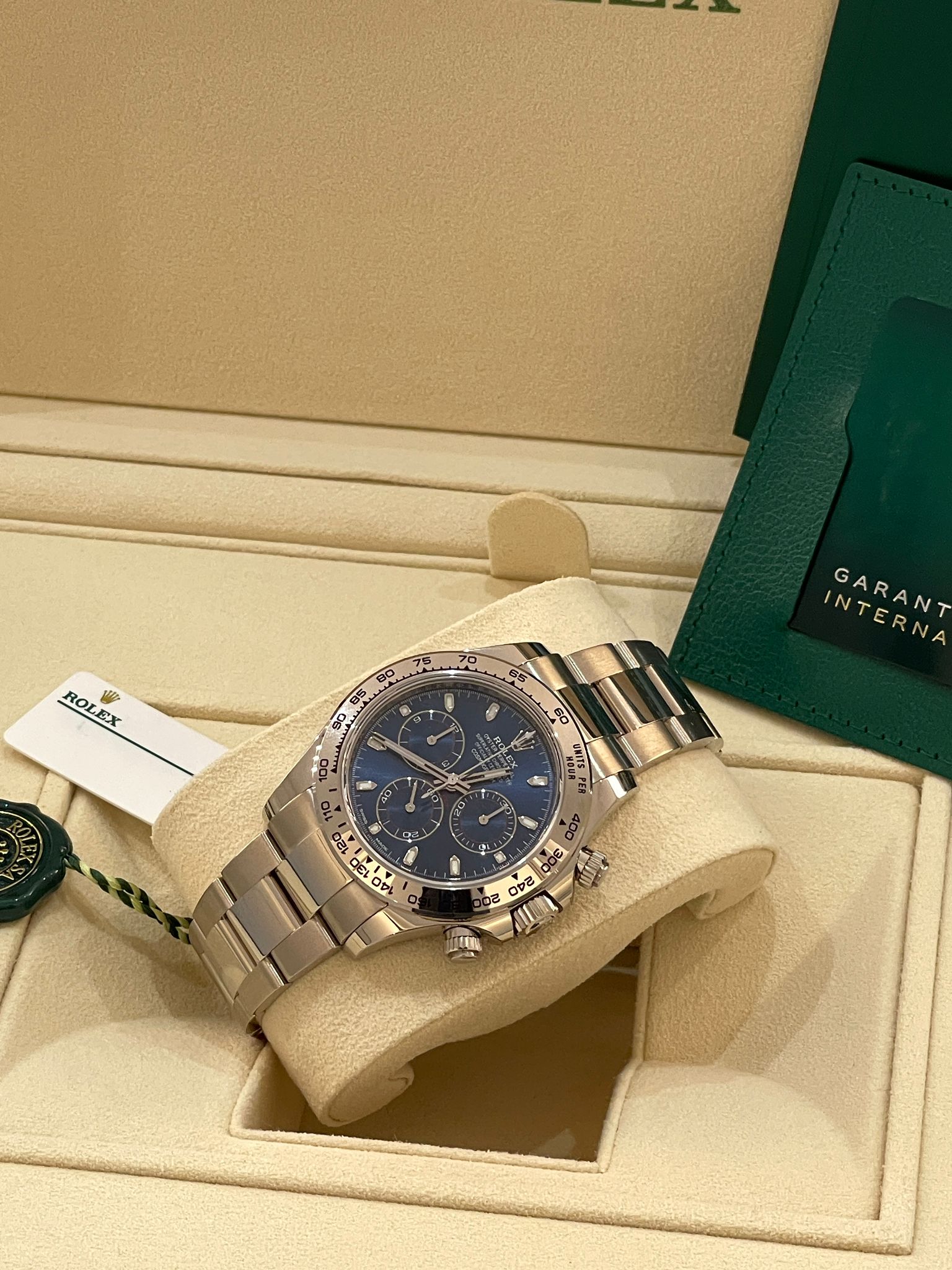 Rolex Cosmograph Daytona 116509 Blau 2022