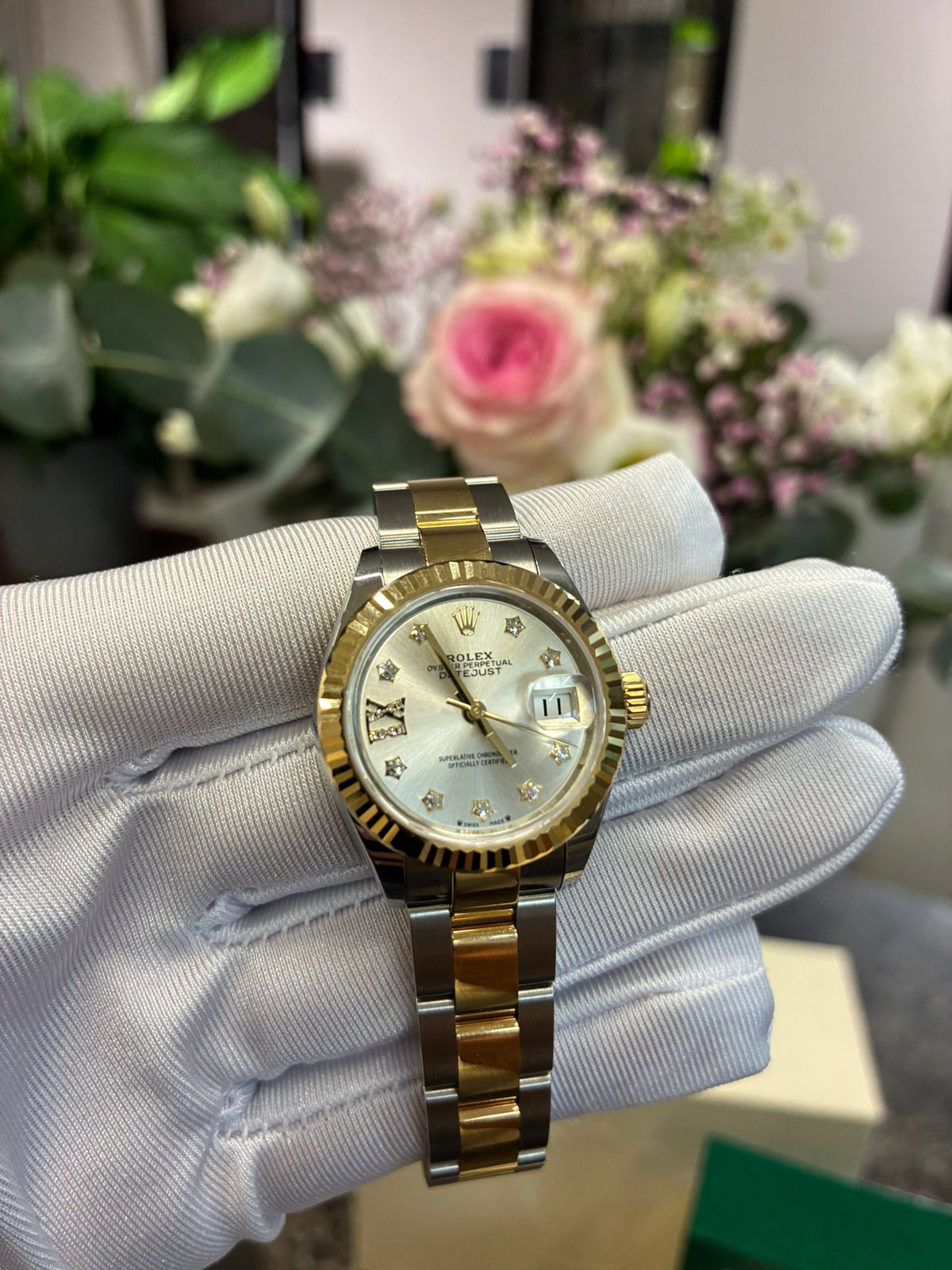 Rolex Lady-Datejust 279173G Silver Star Oyster 2025