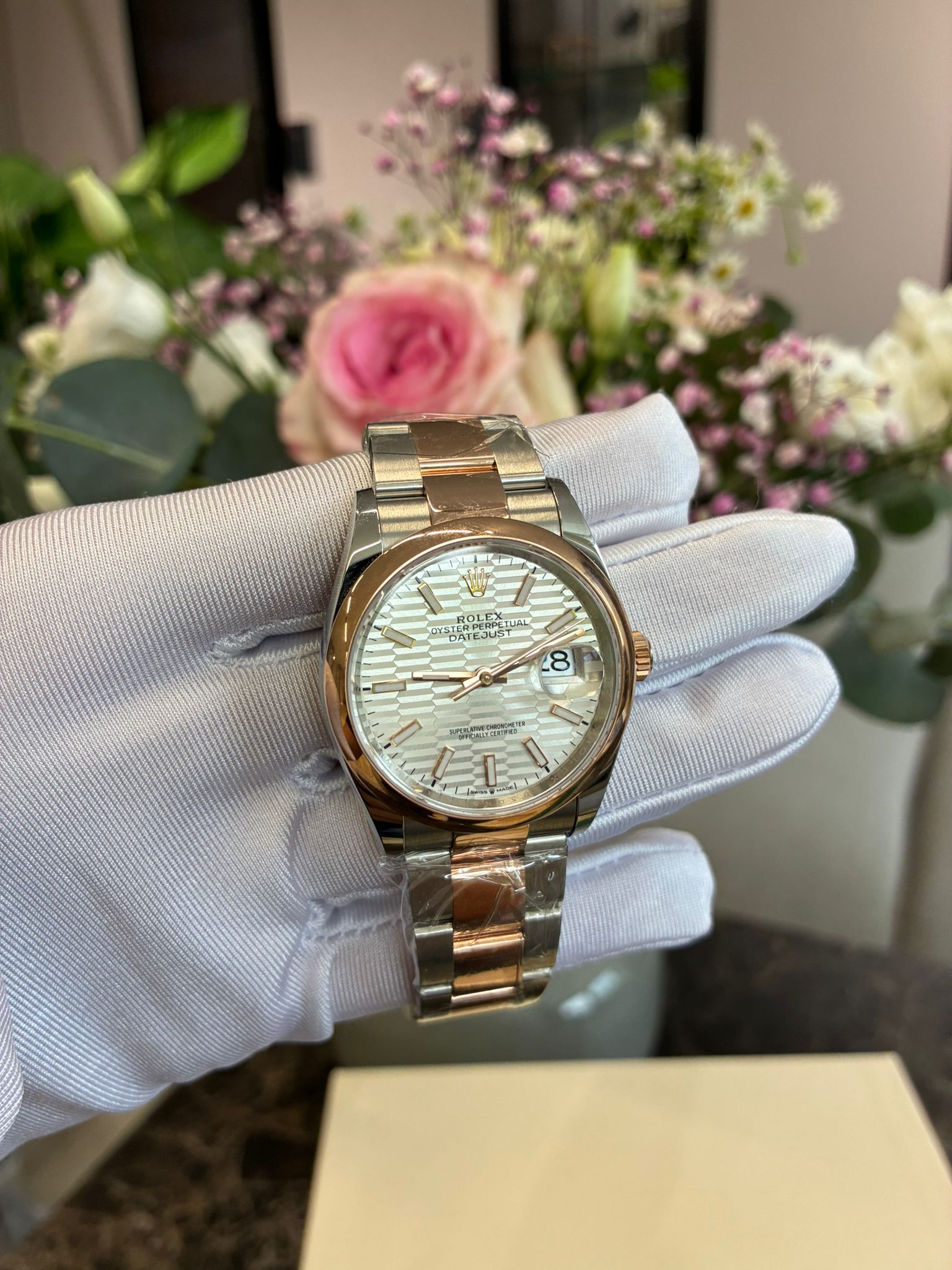 Rolex Datejust 36 126201-0033 Silberne Flöten-Oyster 2024