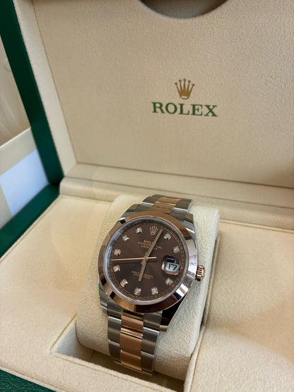 Rolex Datejust 41 126301G Choc Oyster 2025