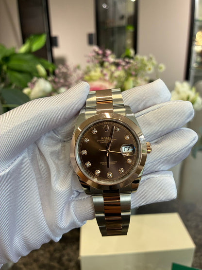 Rolex Datejust 41 126301G Choc Oyster 2025