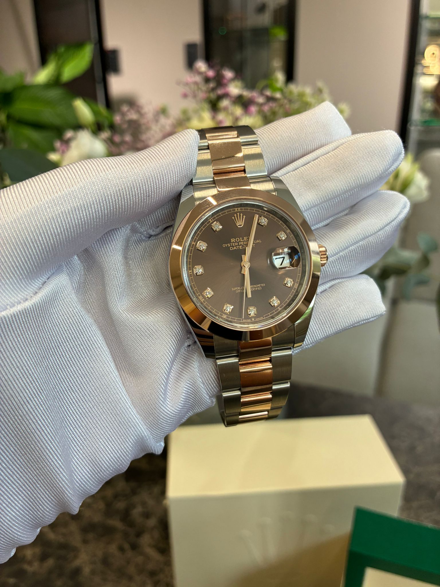 Rolex Datejust 41 126301G Choc Oyster 2025