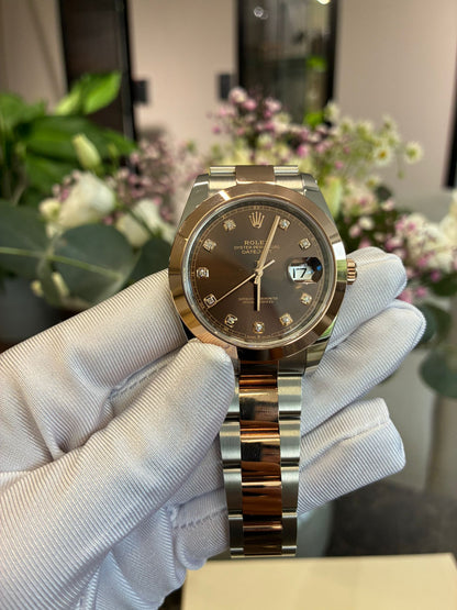 Rolex Datejust 41 126301G Choc Oyster 2025