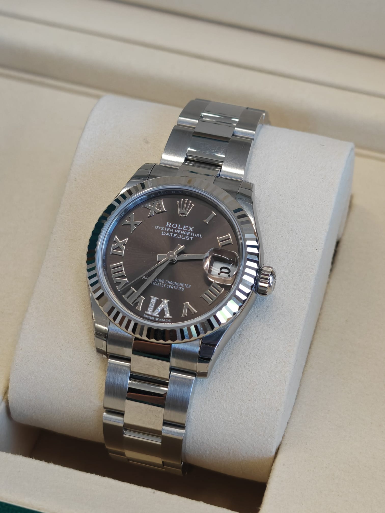 Rolex Datejust 31 278274 Grey VI Roman Diamonds Oyster 2025