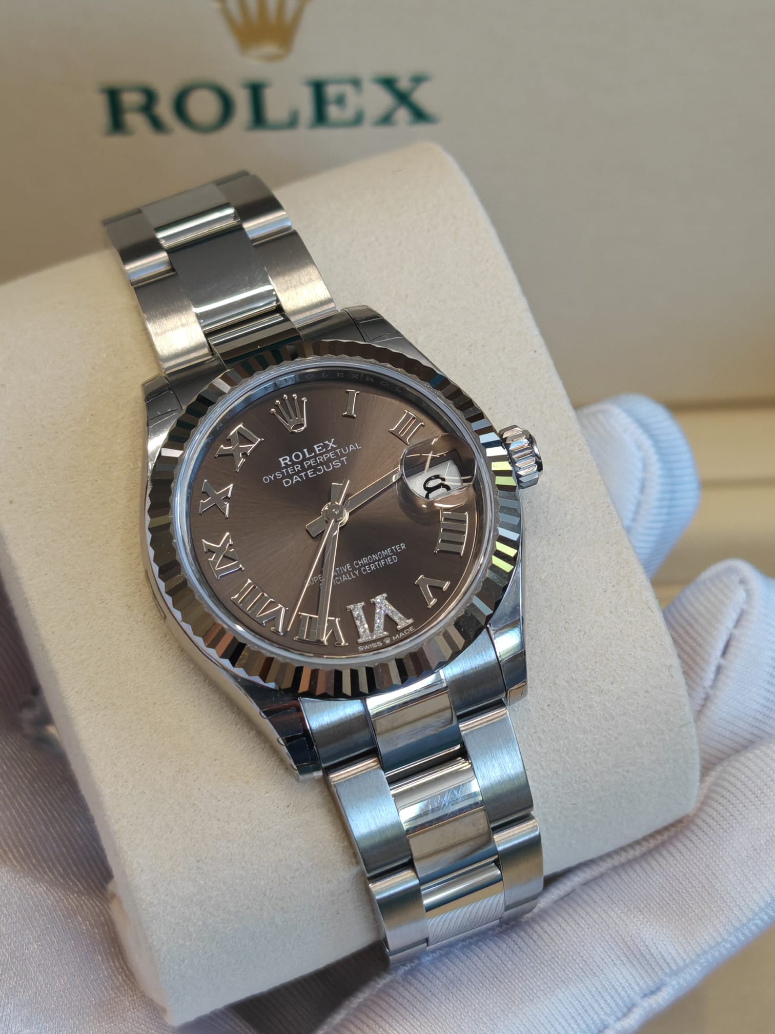 Rolex Datejust 31 278274 Grey VI Roman Diamonds Oyster 2025
