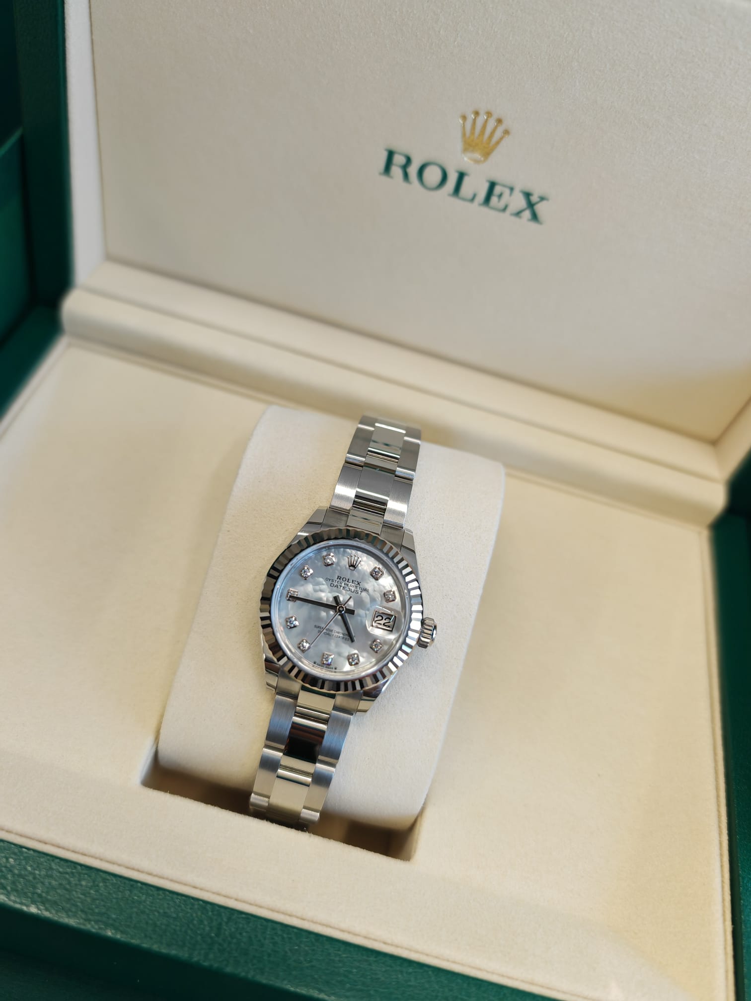 Rolex Lady-Datejust 279174Ng Weiße Oyster 2025