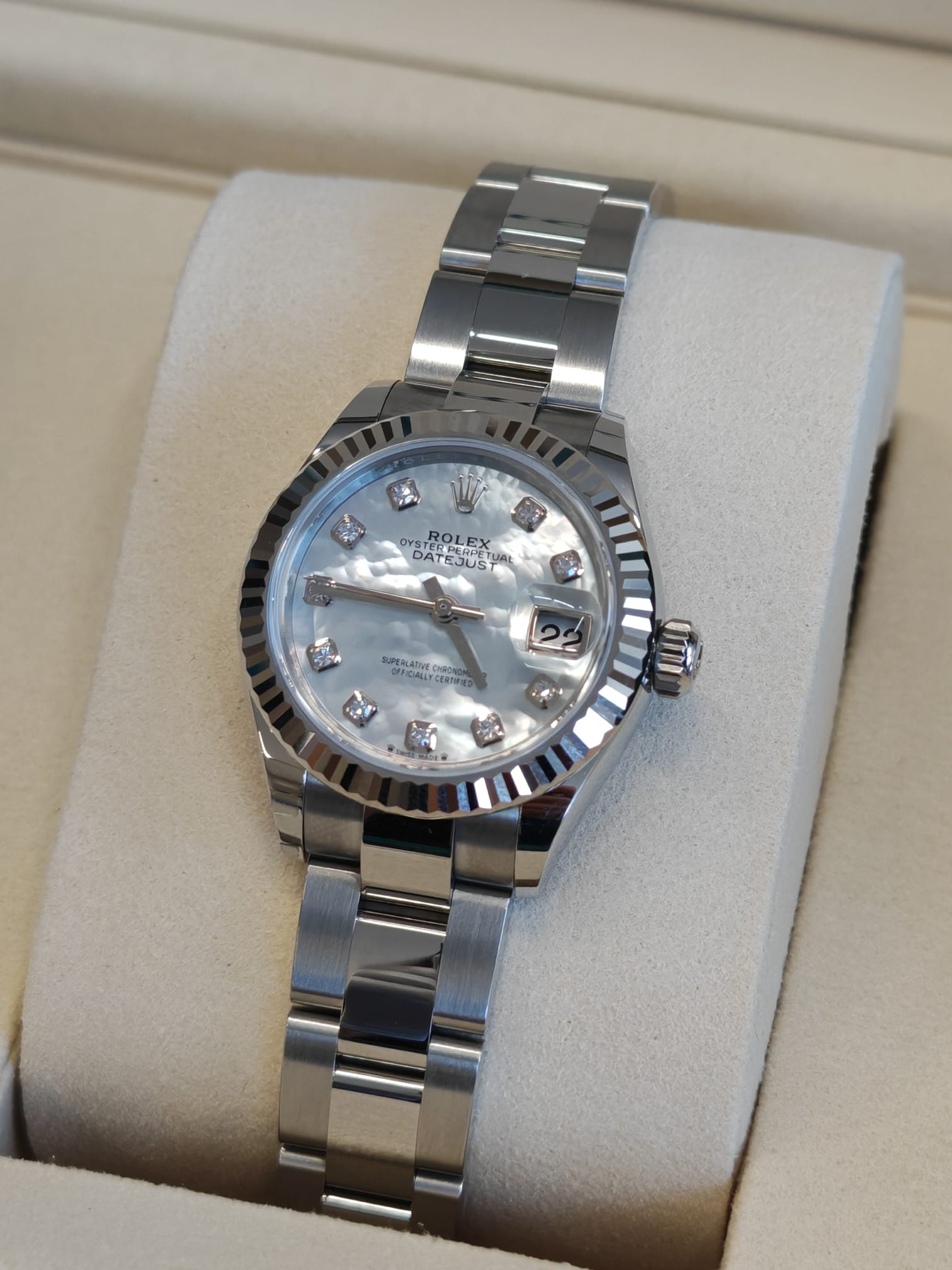 Rolex Lady-Datejust 279174Ng Weiße Oyster 2025