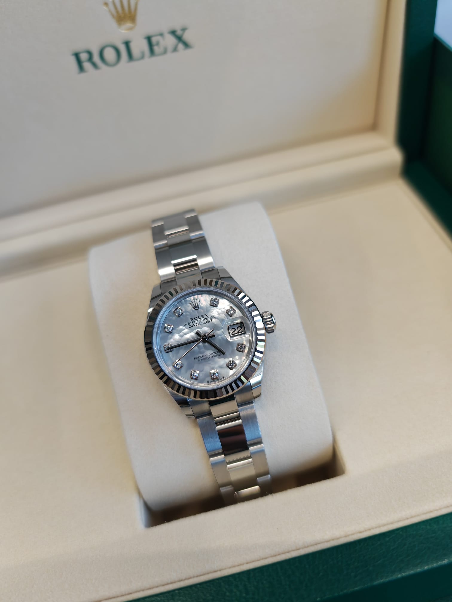 Rolex Lady-Datejust 279174Ng Weiße Oyster 2025