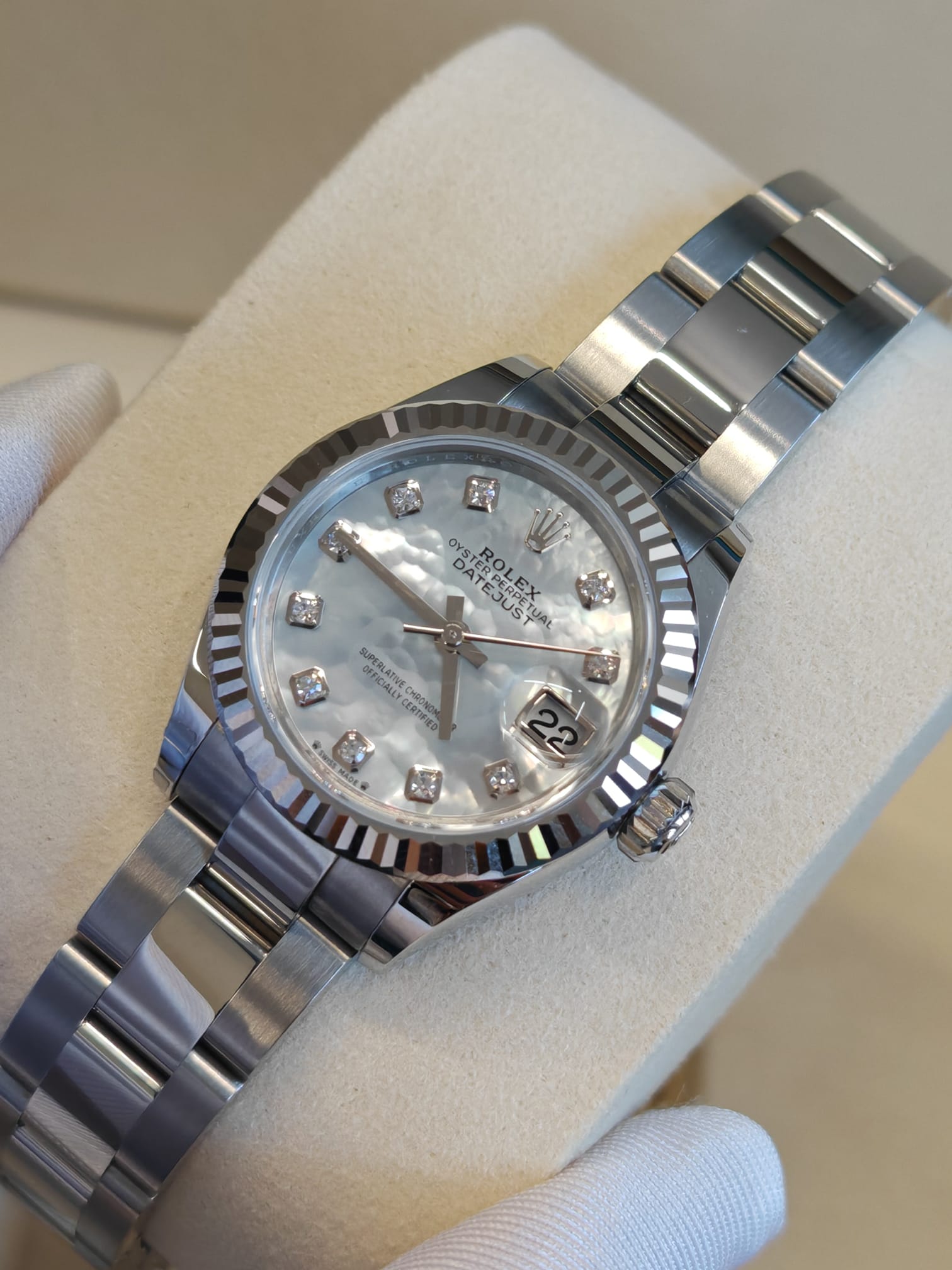 Rolex Lady-Datejust 279174Ng Weiße Oyster 2025