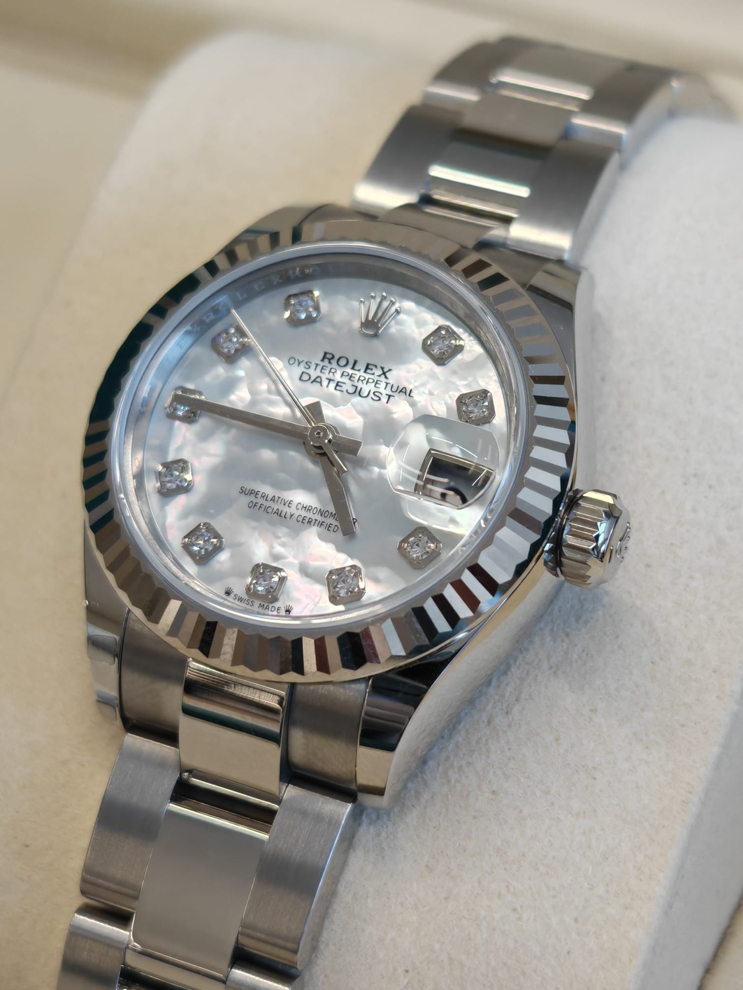 Rolex Lady-Datejust 279174Ng Weiße Oyster 2025