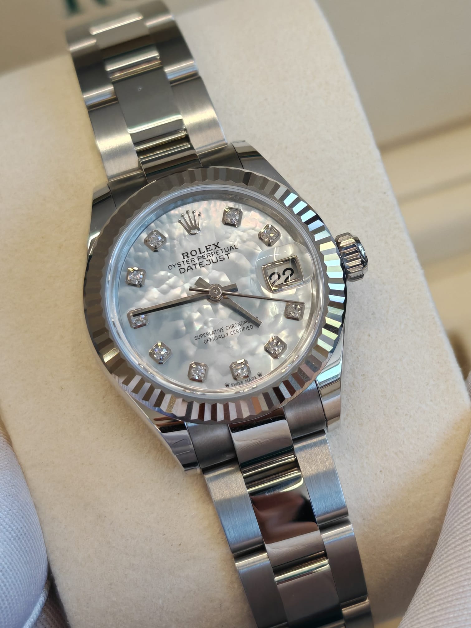 Rolex Lady-Datejust 279174Ng Weiße Oyster 2025