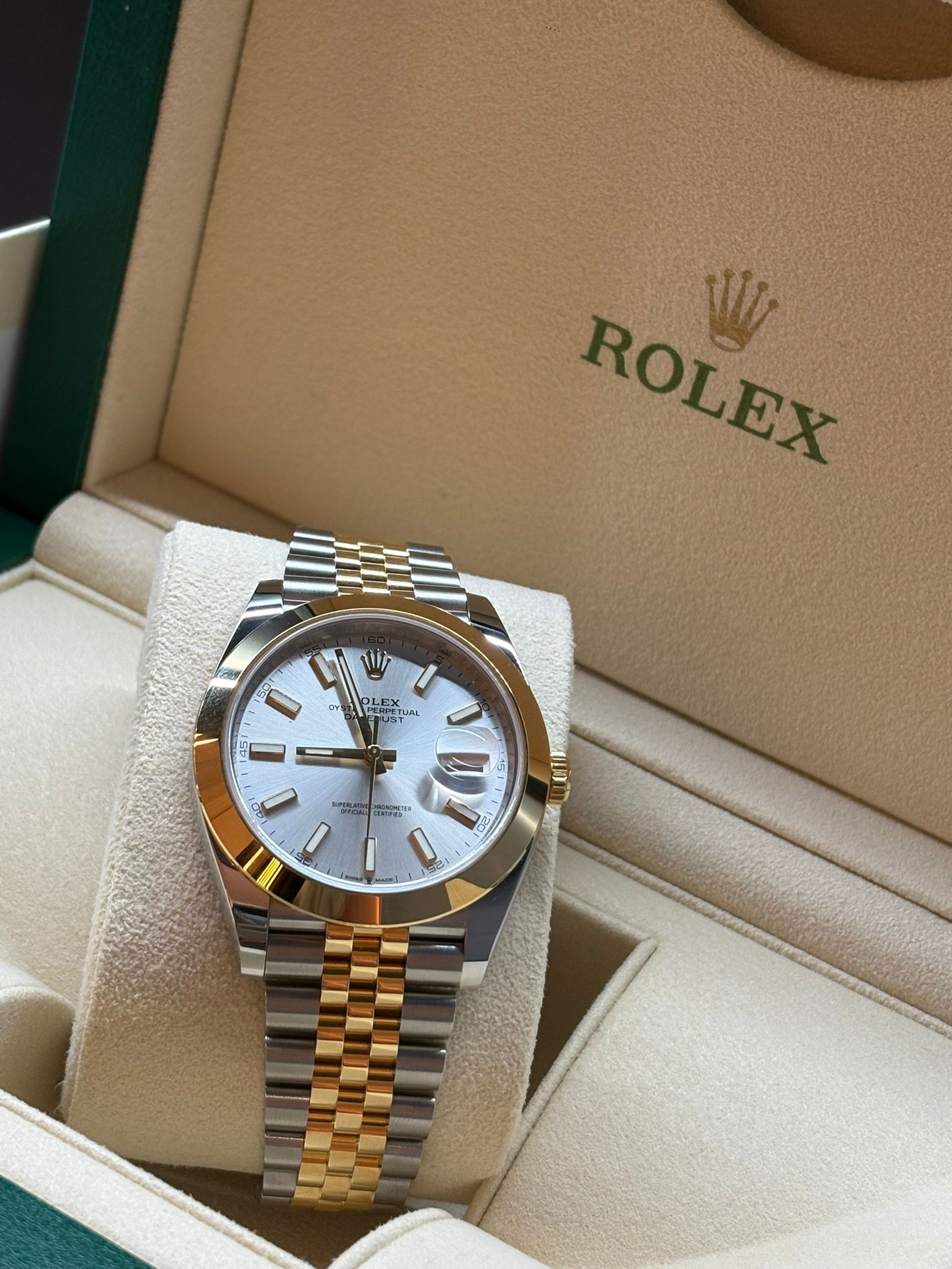Rolex Datejust 41 126303 Silbernes Jubiläum 2025