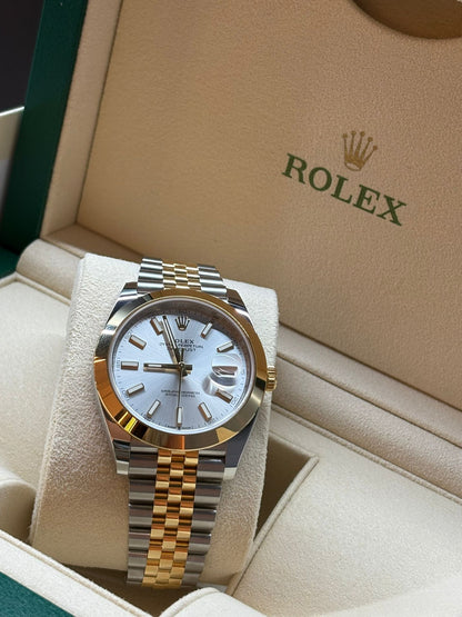 Rolex Datejust 41 126303 Silbernes Jubiläum 2025