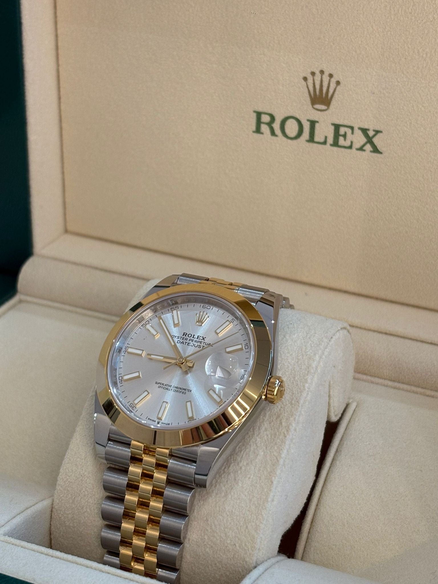 Rolex Datejust 41 126303 Silbernes Jubiläum 2025