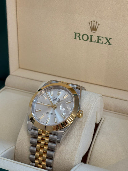 Rolex Datejust 41 126303 Silbernes Jubiläum 2025