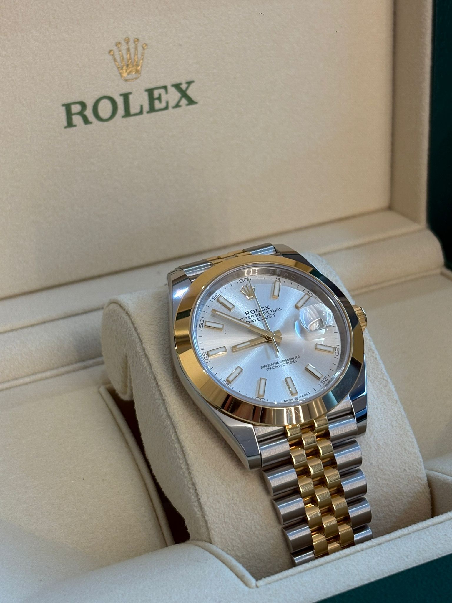 Rolex Datejust 41 126303 Silbernes Jubiläum 2025