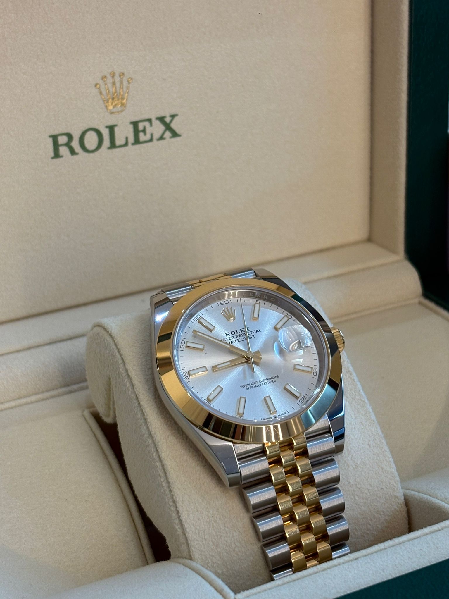 Rolex Datejust 41 126303 Silbernes Jubiläum 2025