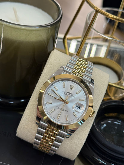 Rolex Datejust 41 126303 Silbernes Jubiläum 2025