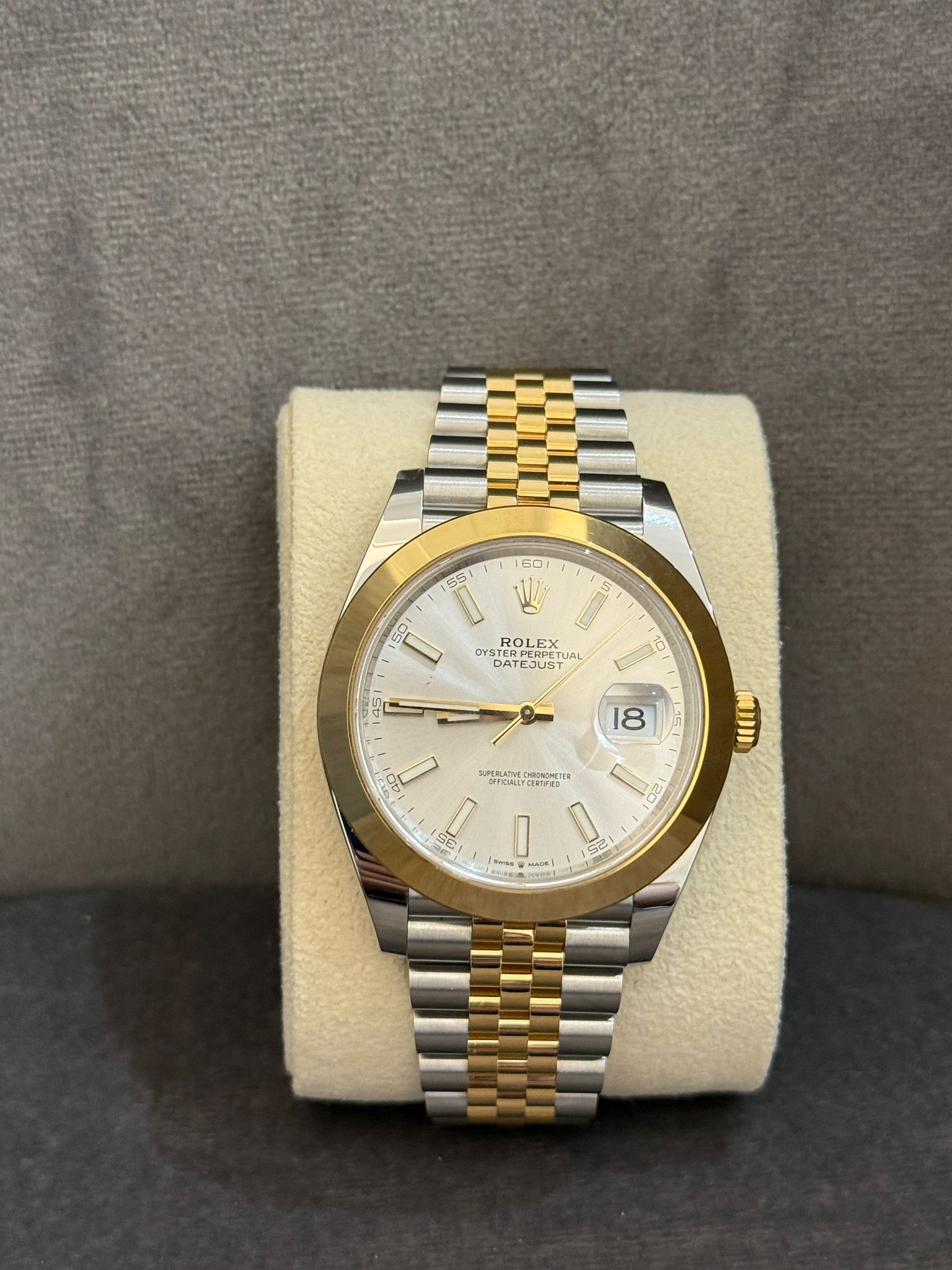 Rolex Datejust 41 126303 Silbernes Jubiläum 2025
