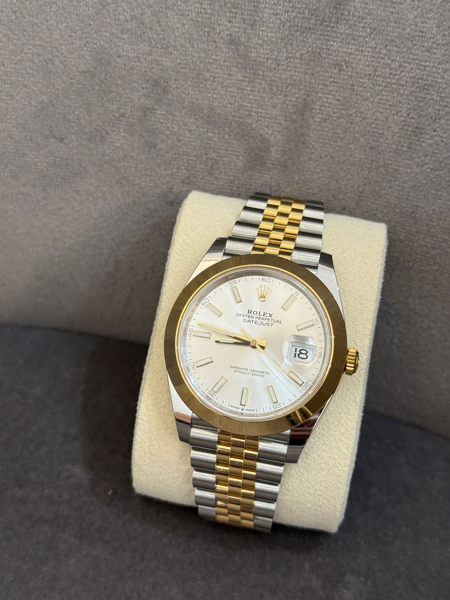 Rolex Datejust 41 126303 Silbernes Jubiläum 2025