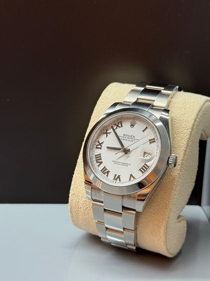 Rolex Datejust 41 126300 Weiße römische Auster 2024