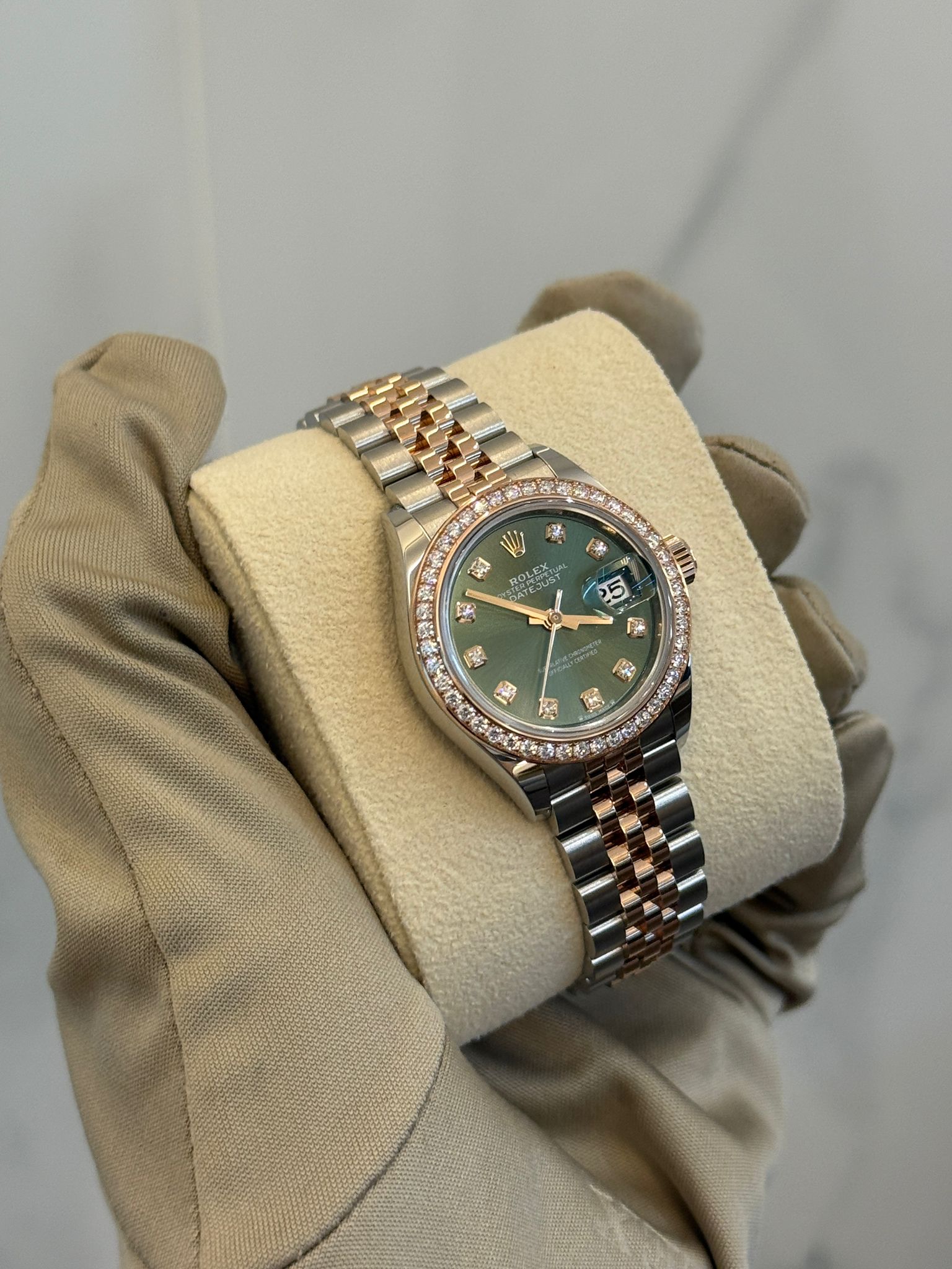 Rolex Lady-Datejust m279381RBR-0007 Green JUB 2026