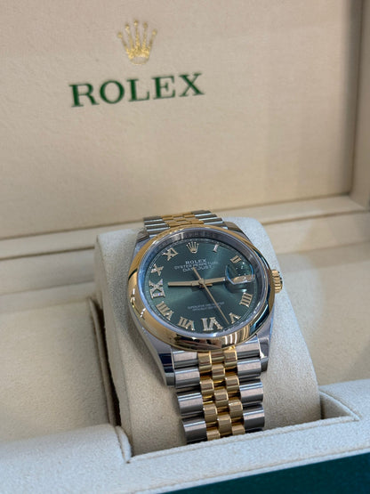 Rolex Datejust 36 126203 Grün VIIX Jubiläum 2025