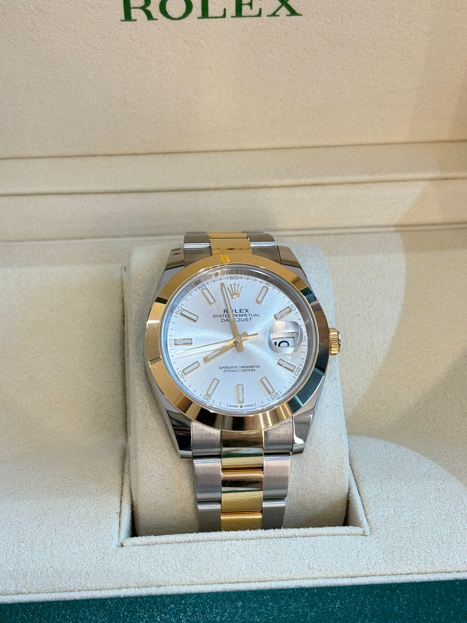 Rolex Datejust 41 126303 Silber Oyster 2025