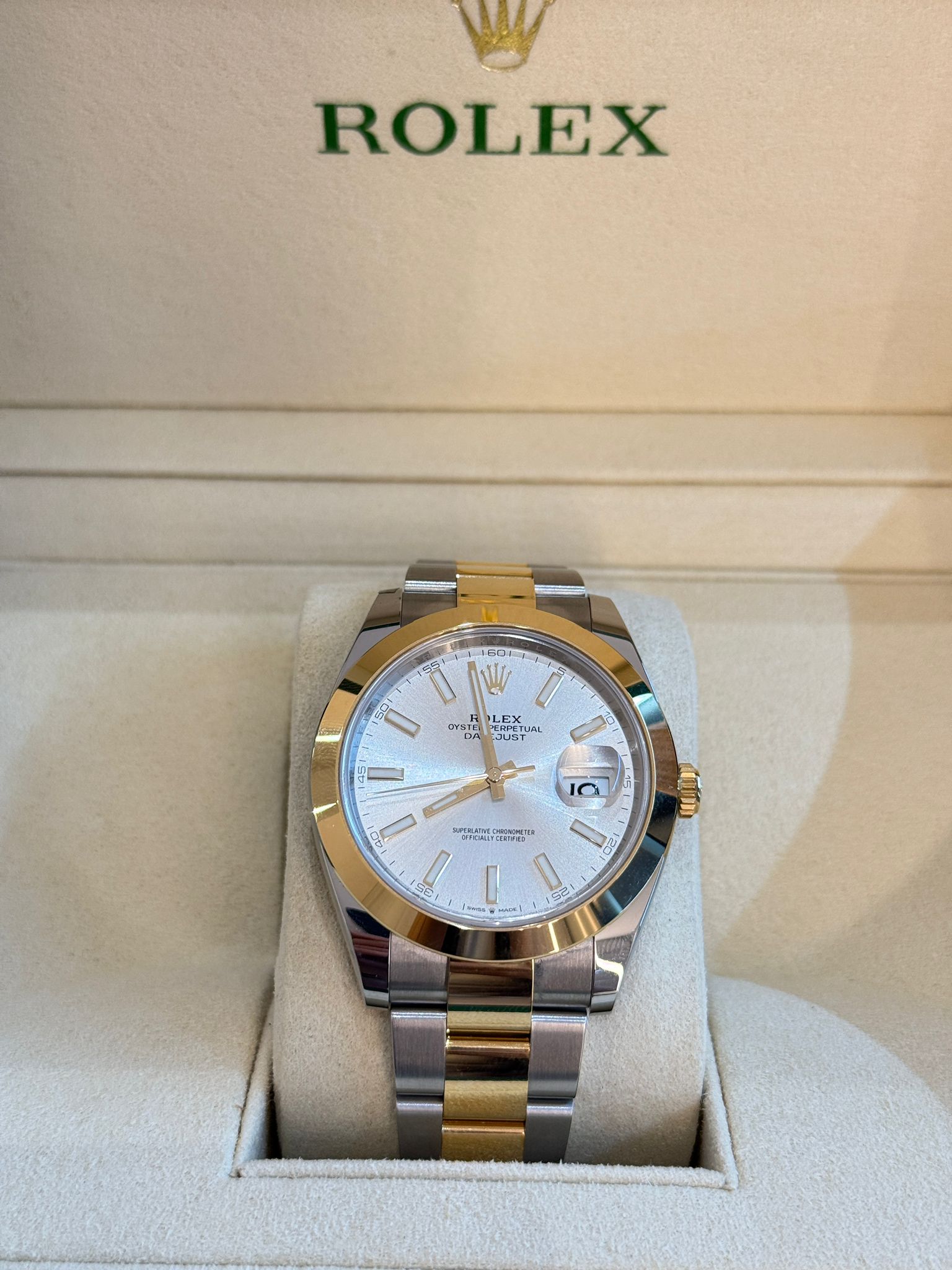Rolex Datejust 41 126303 Silber Oyster 2025