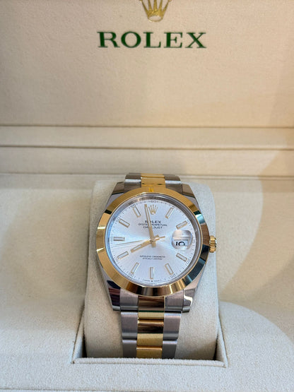 Rolex Datejust 41 126303 Silber Oyster 2025
