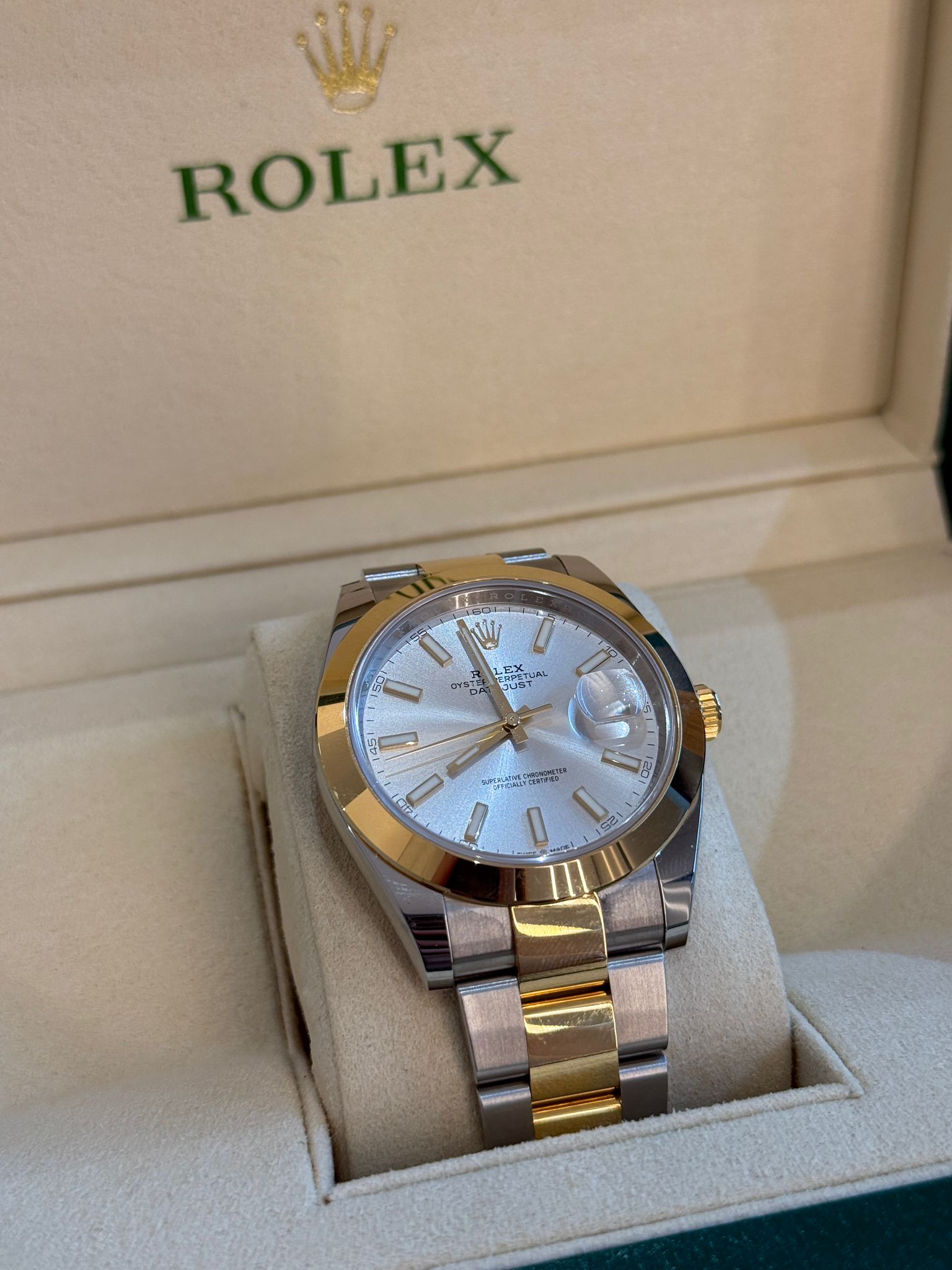 Rolex Datejust 41 126303 Silber Oyster 2025