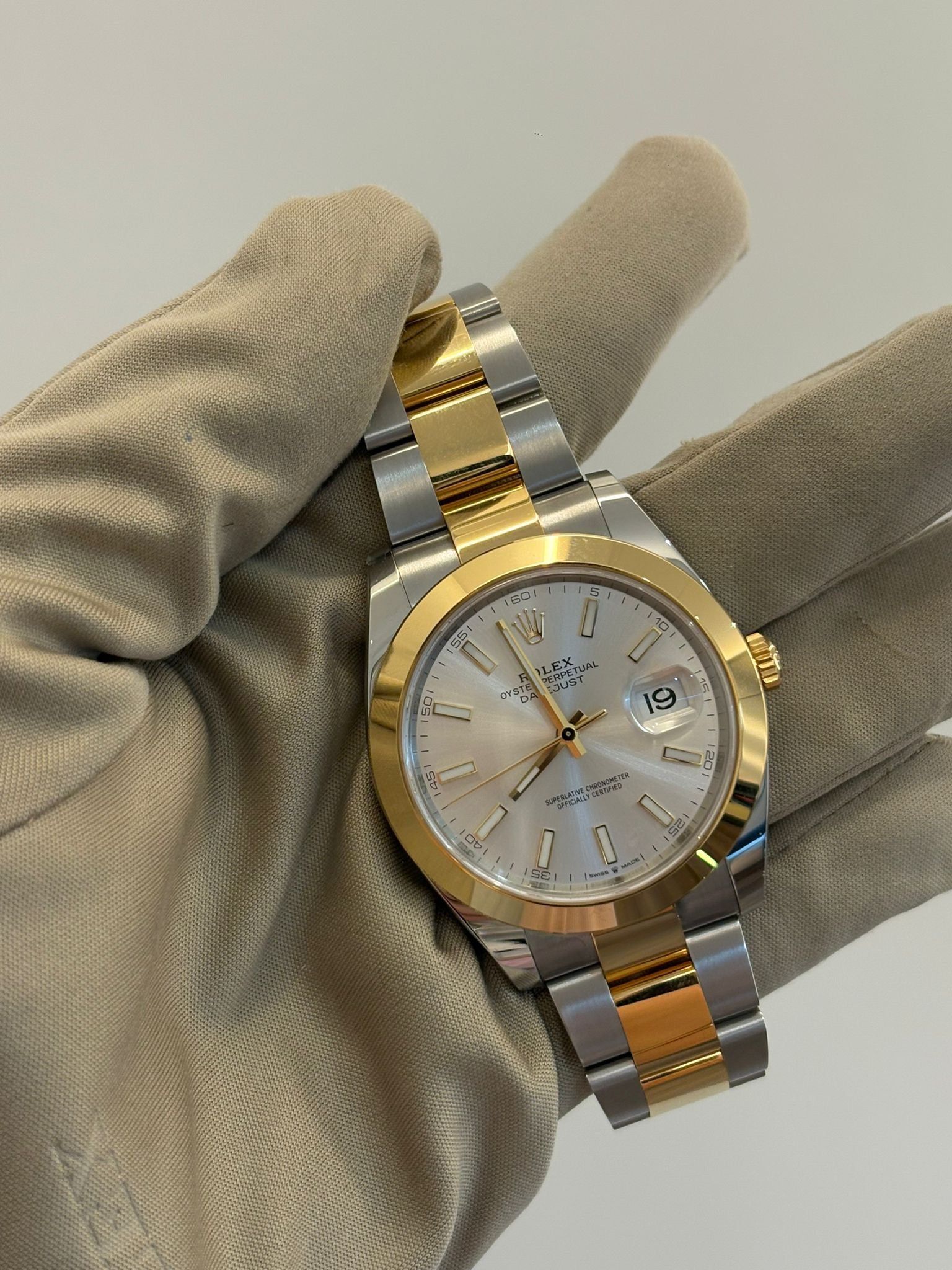 Rolex Datejust 41 126303 Silber Oyster 2025