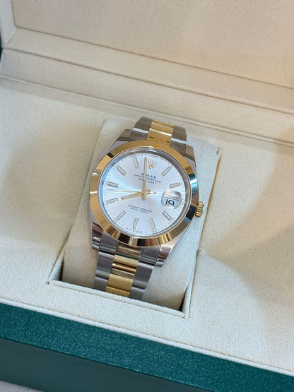 Rolex Datejust 41 126303 Silber Oyster 2025