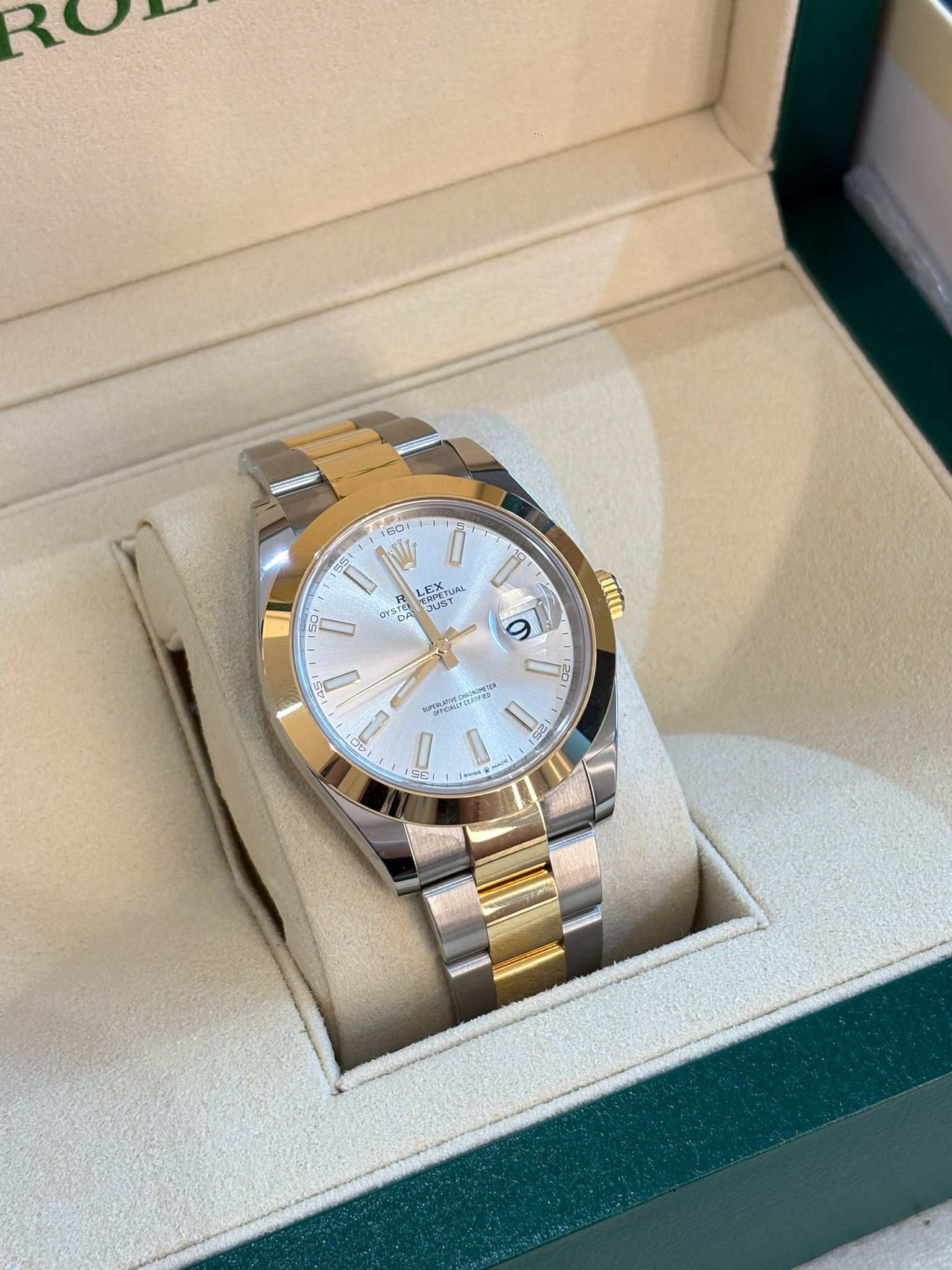 Rolex Datejust 41 126303 Silber Oyster 2025