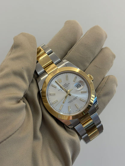 Rolex Datejust 41 126303 Silber Oyster 2025