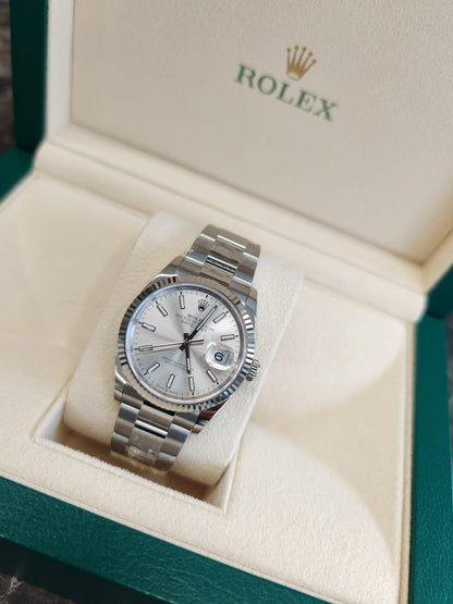 Rolex Datejust 36 126234 Silber Index Oyster 2025